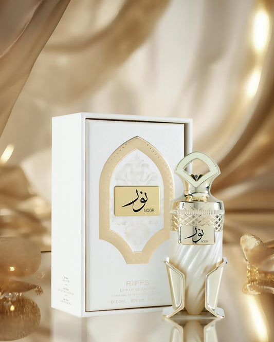 Noor Riffs | 100 ml -Perfume EDP para mujer y hombre  -dulce vainillado y cremoso