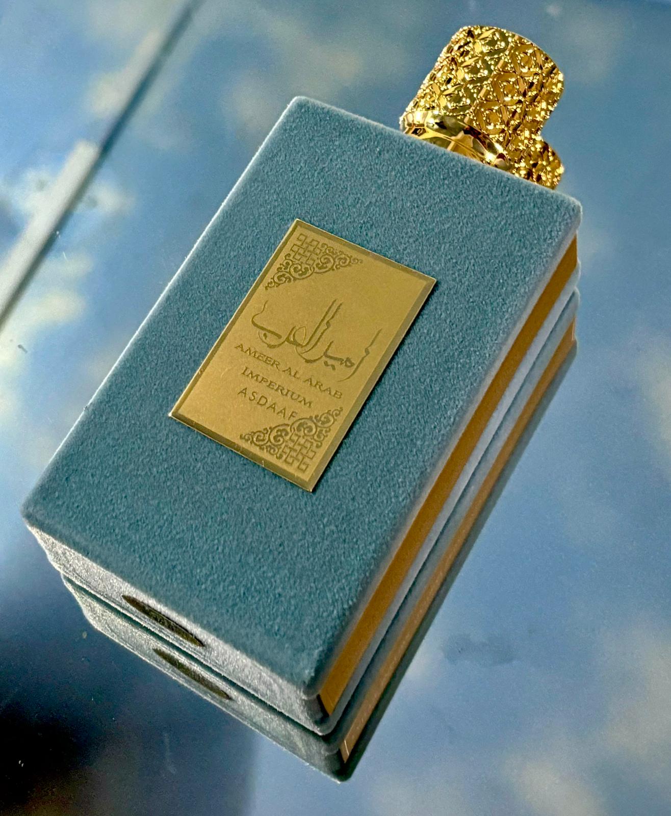 Asdaaf Ameer Al Arab Imperium Eau de Parfum 100ml – Perfume Masculino Oriental con Notas de Bergamota, Geranio y Ámbar