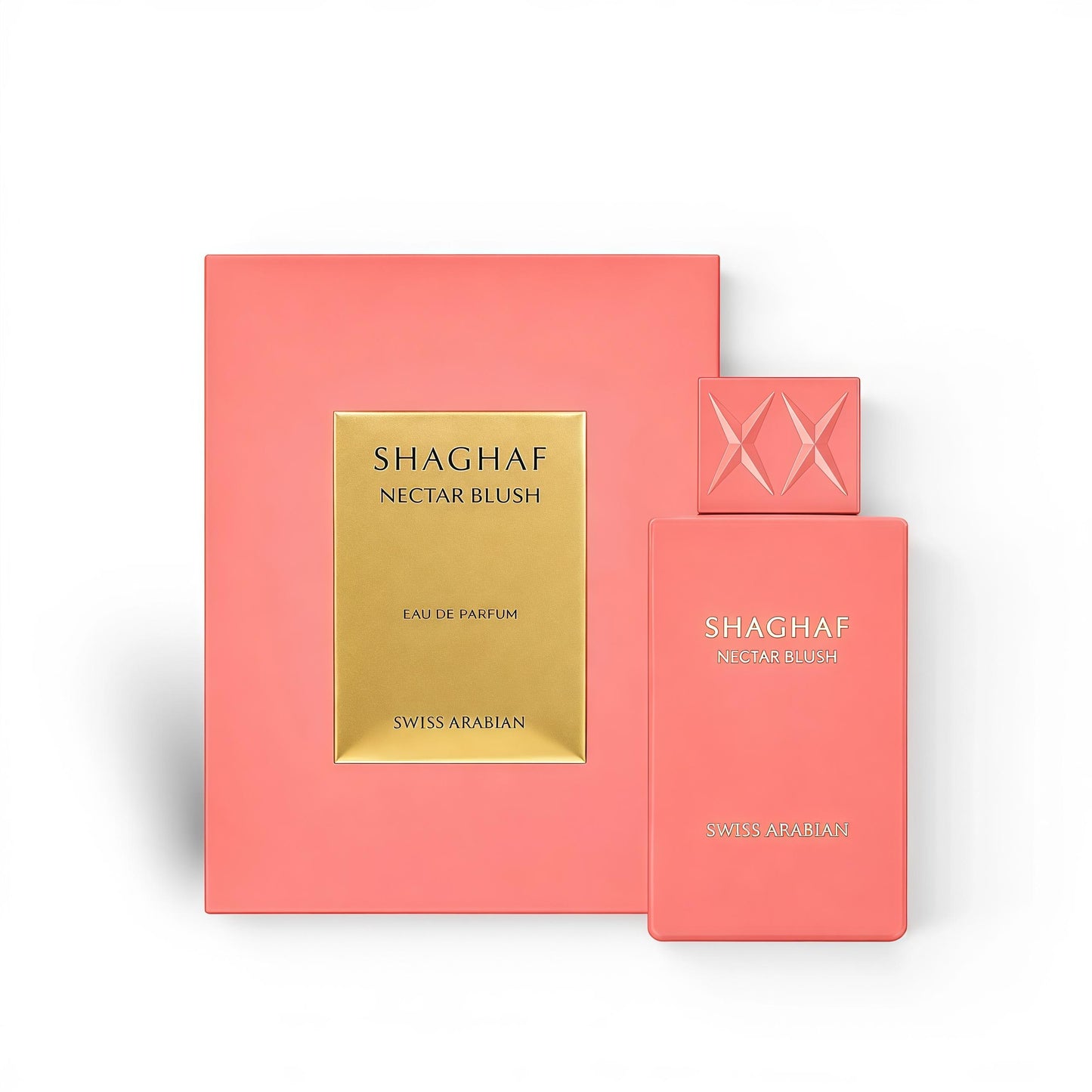 Shaghaf Nectar Blush 75ml Eau de Parfum Unisex Fragancia Afrutada Floral Acuática y Cremosa con Yuzu Pera Williams y Vainilla