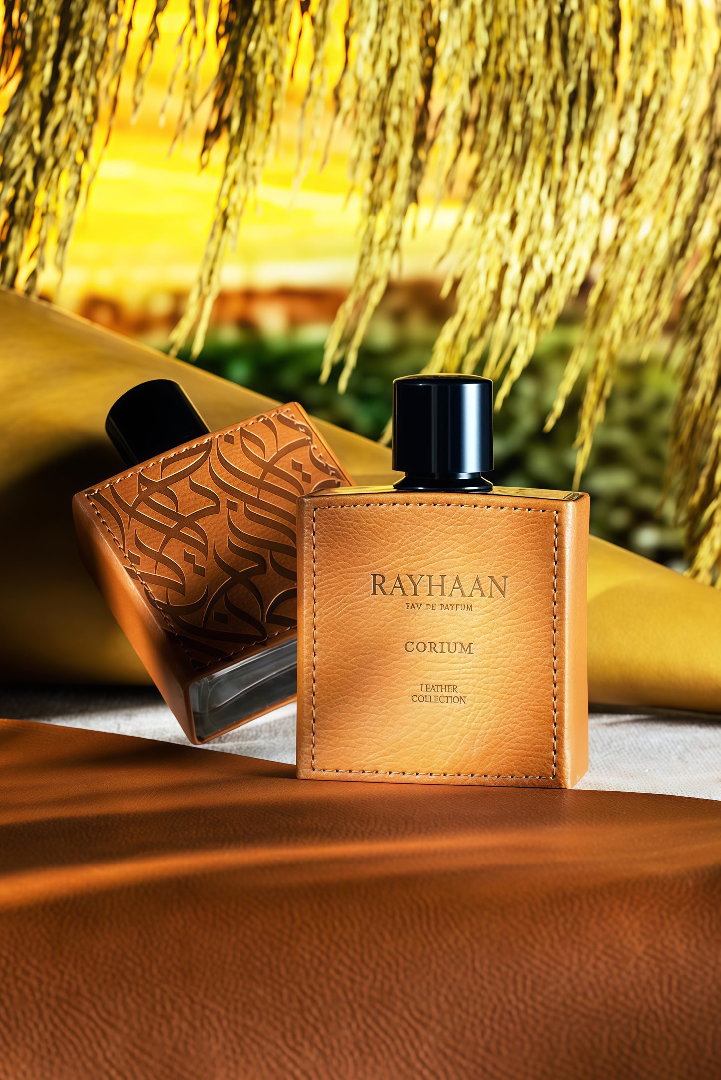 Rayhaan Corium 100ml Perfume Hombre Intenso Elegante con Notas de Especias Cálidas y Cuero Sofisticado para Noches y Eventos Especiales