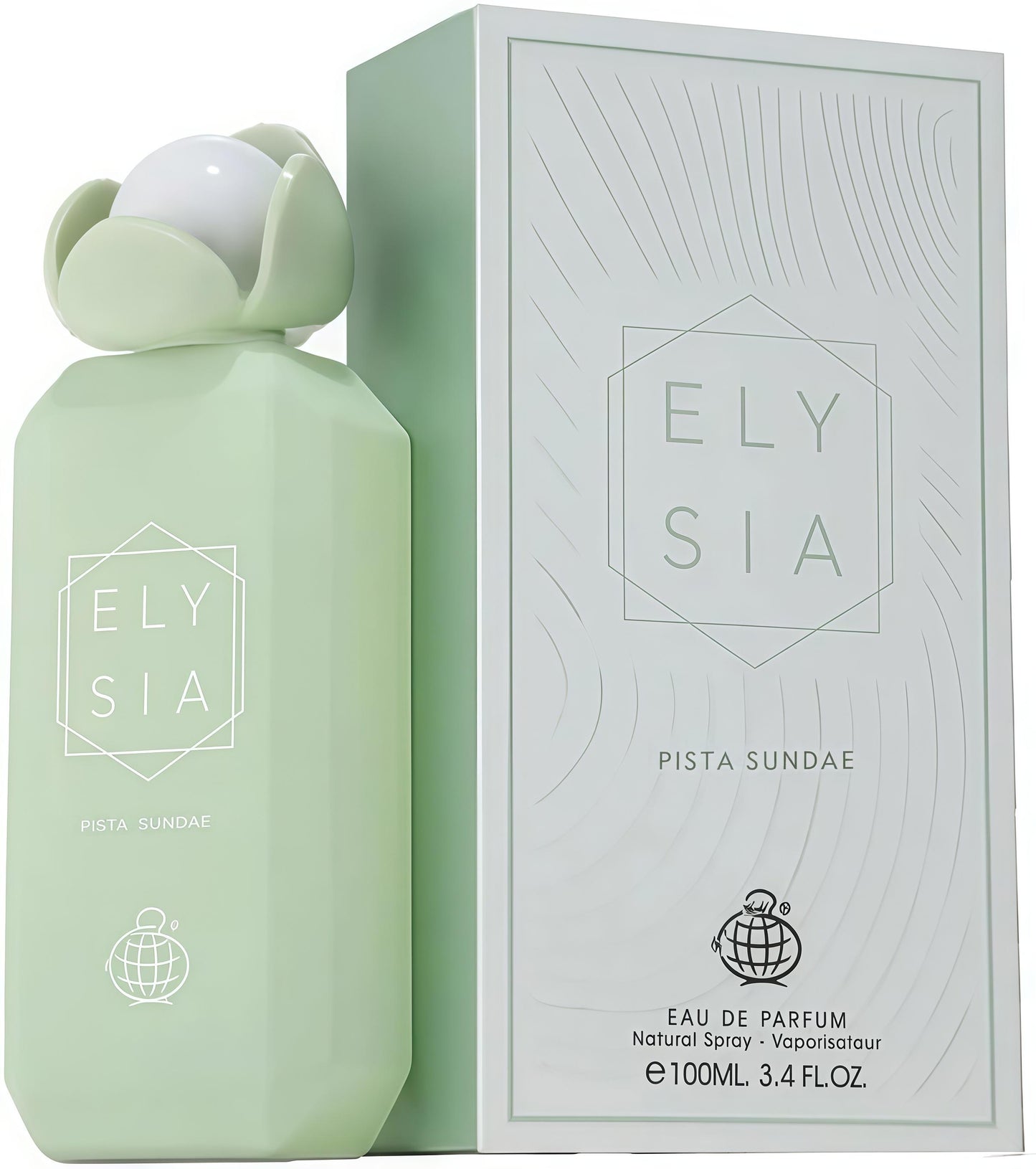 Fragrance World Elysia Pista Sundae Perfume Mujer 100ml Aroma Gourmand Dulce y Reconfortante Ideal para Uso Diario y Momentos Casuales