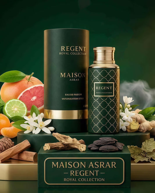 Regent Eau de Parfum Unisex 100ml Fragancia Cítrica Floral y Amaderada para Uso Diario y Especiales