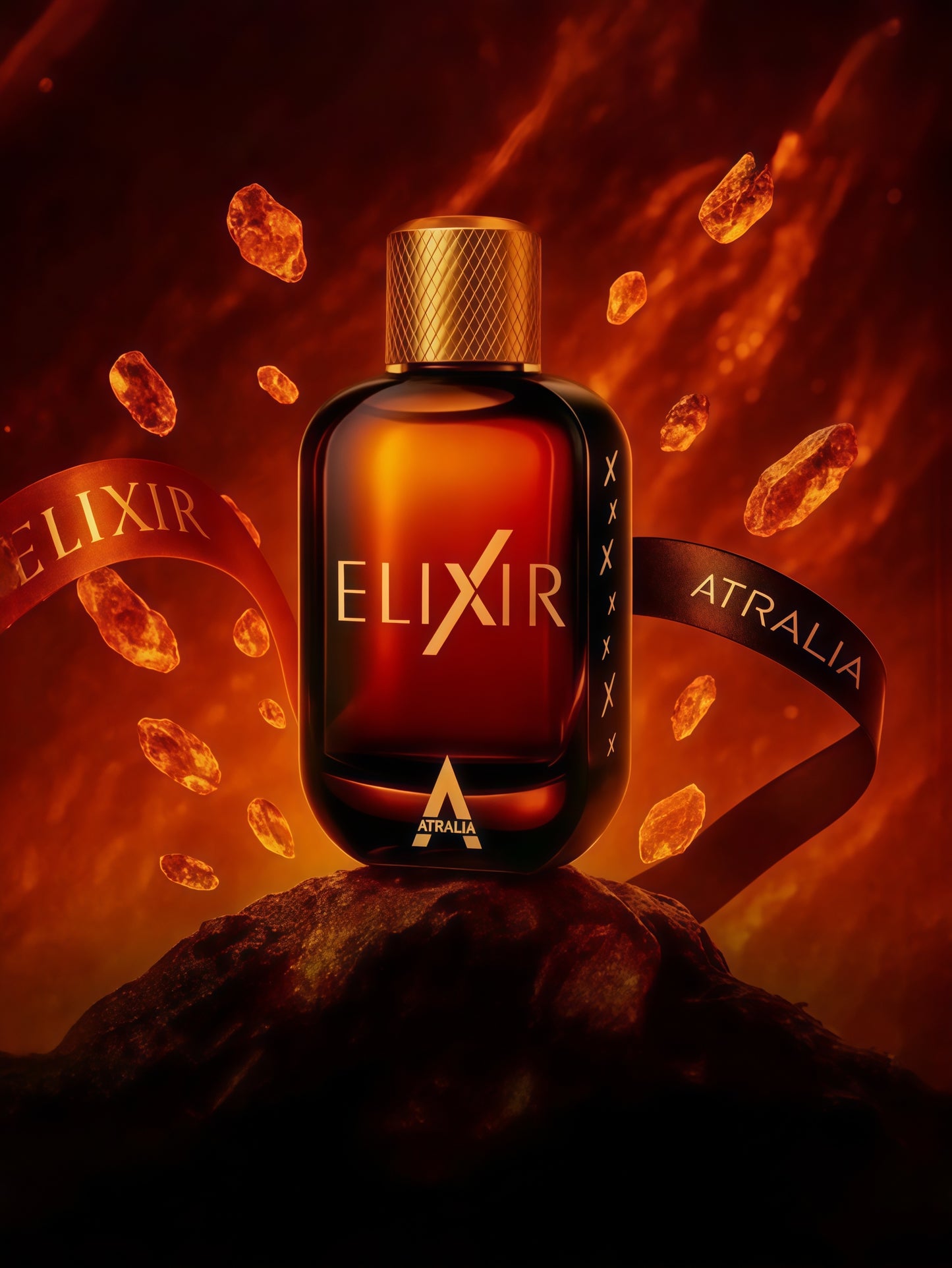 Atralia Elixir Eau de Parfum Unisex 100ml | Fragancia Aromática, Gourmand y Ambarada