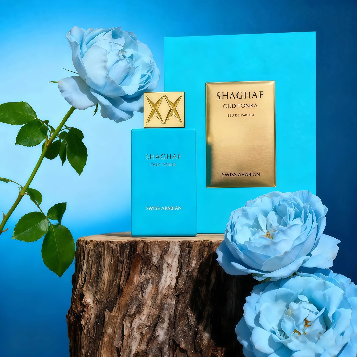 Shaghaf Oud Tonka 75ml Eau de Parfum Unisex Fragancia Gourmand Especiada Floral y Ambarada con Almendra Canela y Haba Tonka para Otoño e Invierno