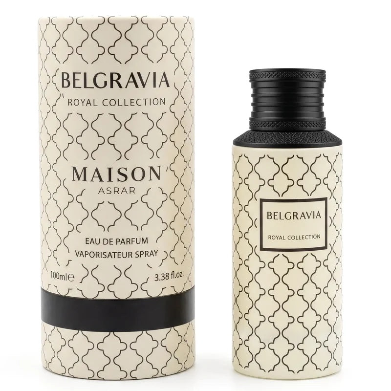 Belgravia MAISON ASRAR Eau de Parfum Unisex - Perfume Floral Amaderado con Grosella Negra y Lirio de los Valles para Hombres y Mujeres