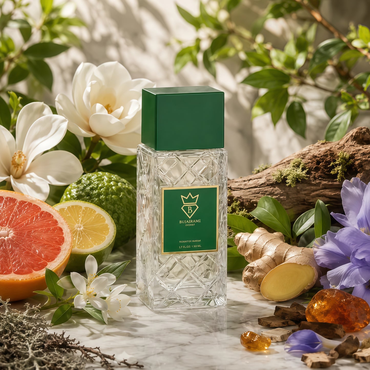 Bujairami Vibration Extrait de Parfum Unisex 100 ml Fragancia Cítrica Floral y Amaderada para Uso Diario y Ocasiones Especiales
