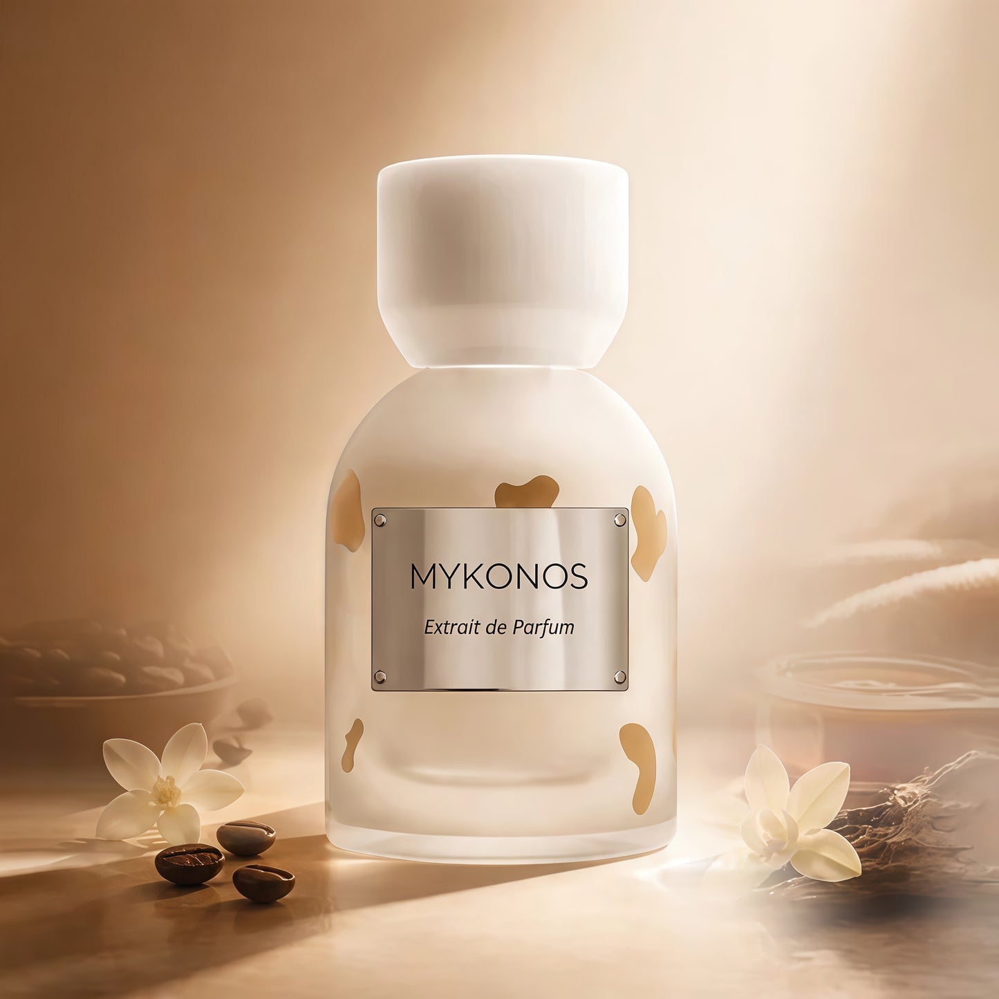 Mykonos Cafe Drops Extrait de Parfum Unisex 50 ml Fragancia Gourmand Cremosa Avainillada para Otoño e Invierno