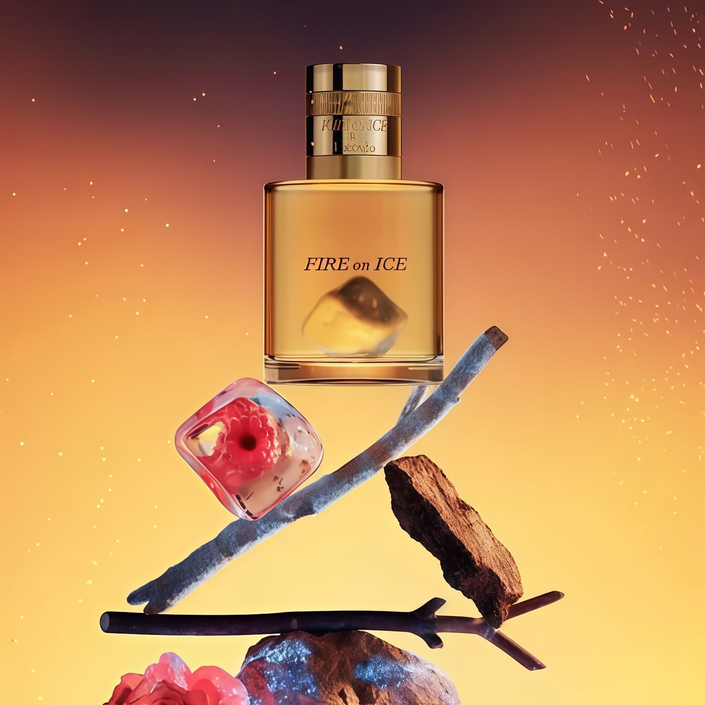 Fire On Ice Lattafa Unisex | Fragancia Gourmand Amaderada, Elegante e Intensa 100 ml