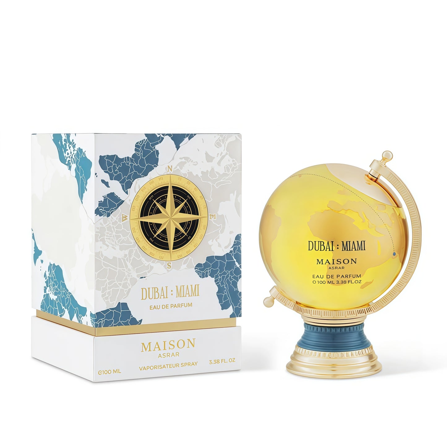Maison Asrar Dubai: Miami Eau De Parfum 100ml Unisex Fragancia Frutal Gourmand y Almizclada para Uso Diario y Especiales