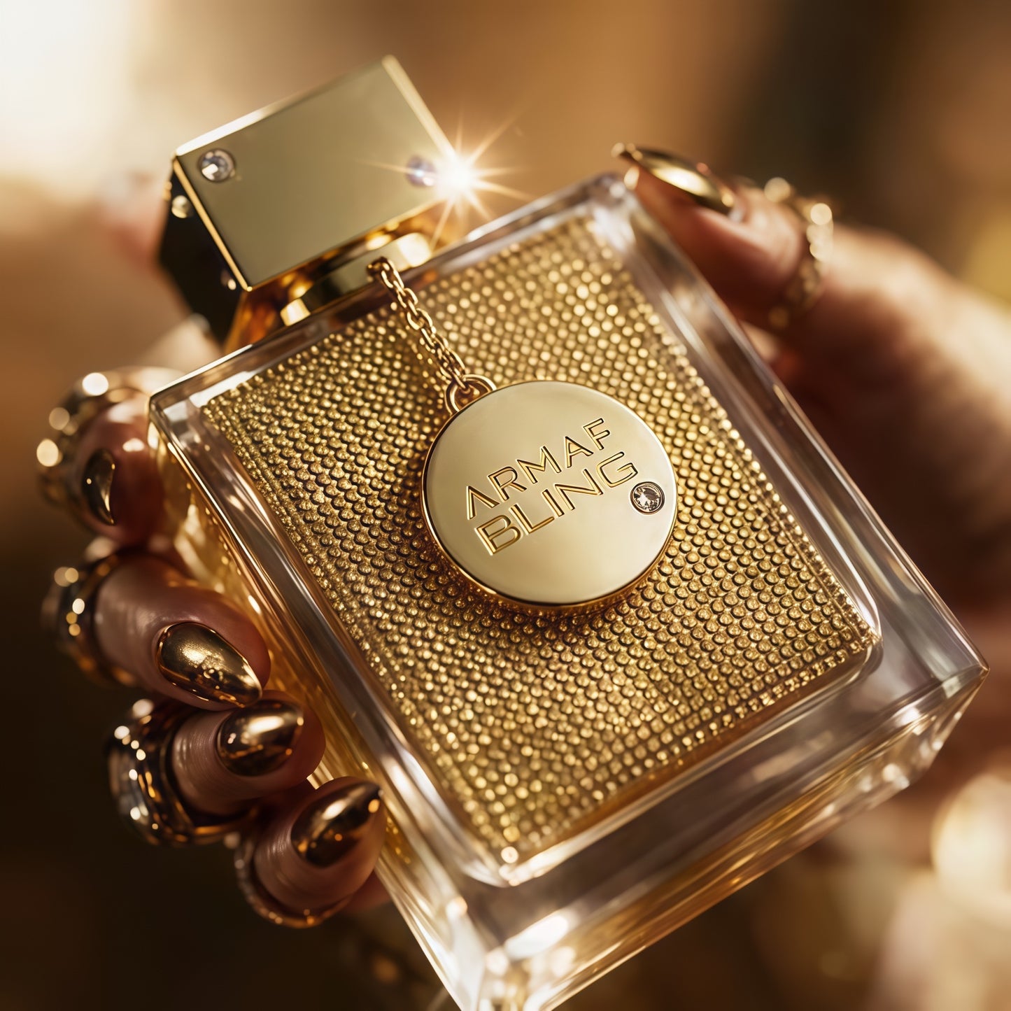 Club De Nuit Bling Gold 75ml Eau de Parfum Unisex Fragancia Elegante y Cremosa con Notas Cítricas Afrutadas y Gourmand Ideal para Ocasiones Especiales