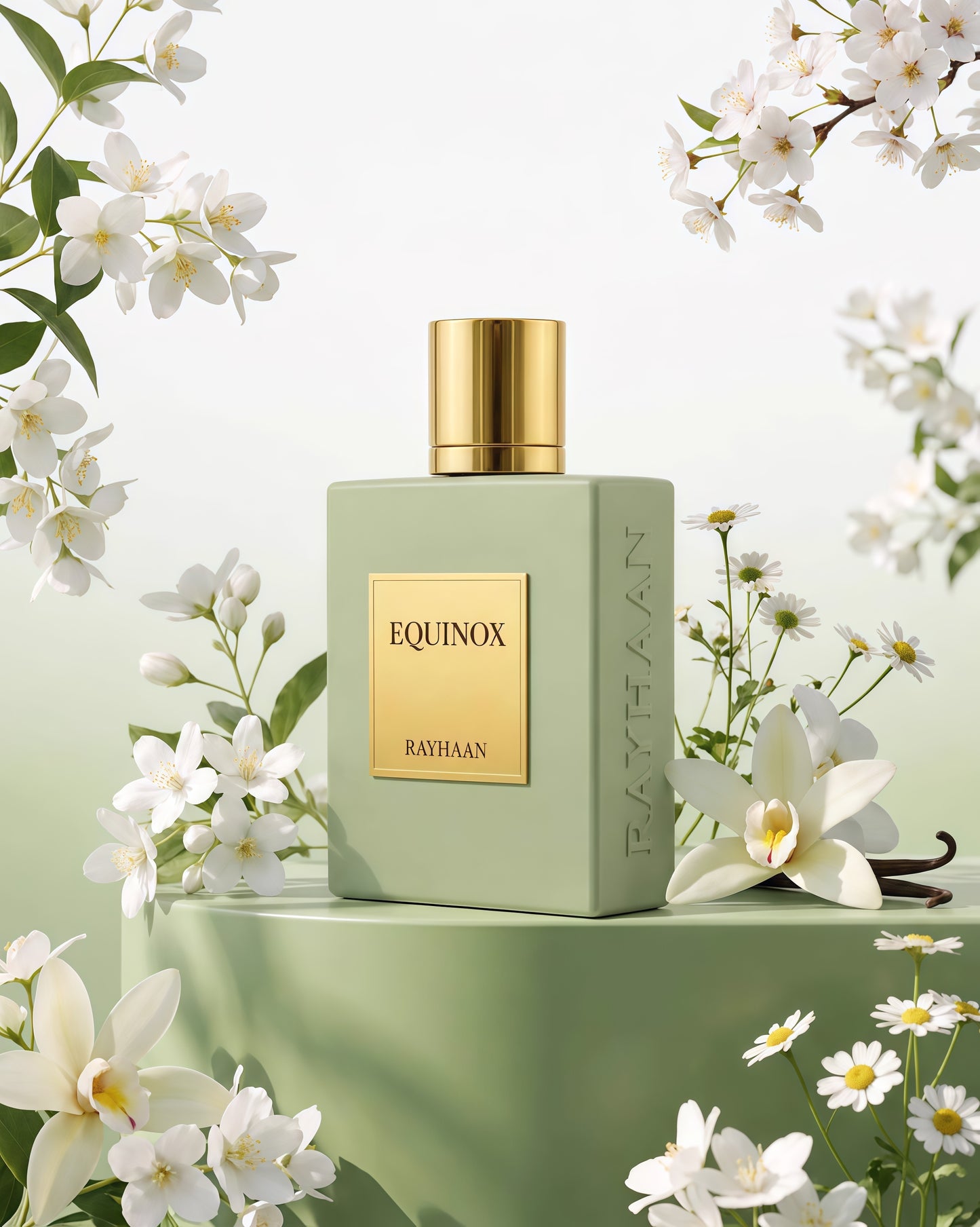 Rayhaan Equinox 100ml Fragancia Oriental Floral para Hombres y Mujeres con Notas de Flor de Azahar y Jazmín Sambac