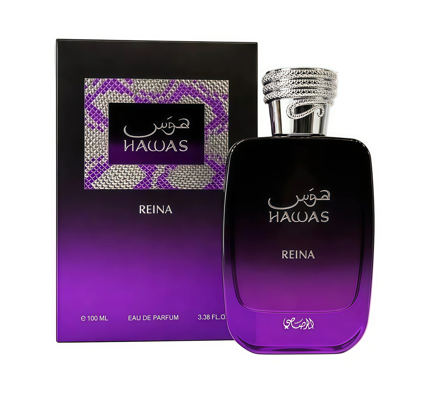 Rasasi Hawas Reina Rasasi para Hombres y Mujeres Fragancia Sofisticada con Notas Afrutadas Florales y Gourmand 100ml