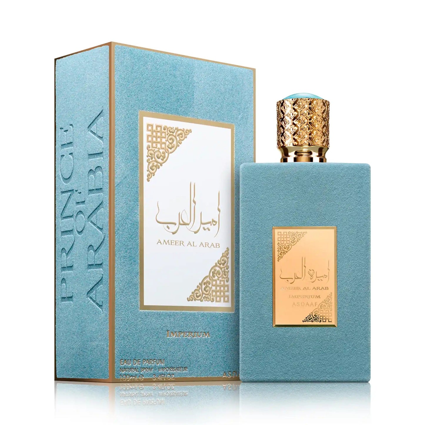 Asdaaf Ameer Al Arab Imperium Eau de Parfum 100ml – Perfume Masculino Oriental con Notas de Bergamota, Geranio y Ámbar