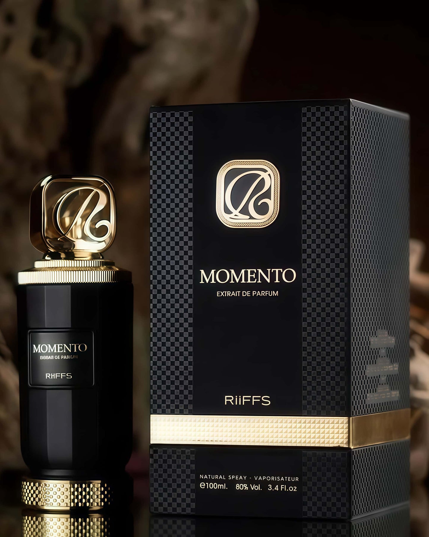 Momento Riiffs Perfumes 100ML – Perfume Unisex Amaderado y Especiado | Dulce, Oriental y Sofisticado