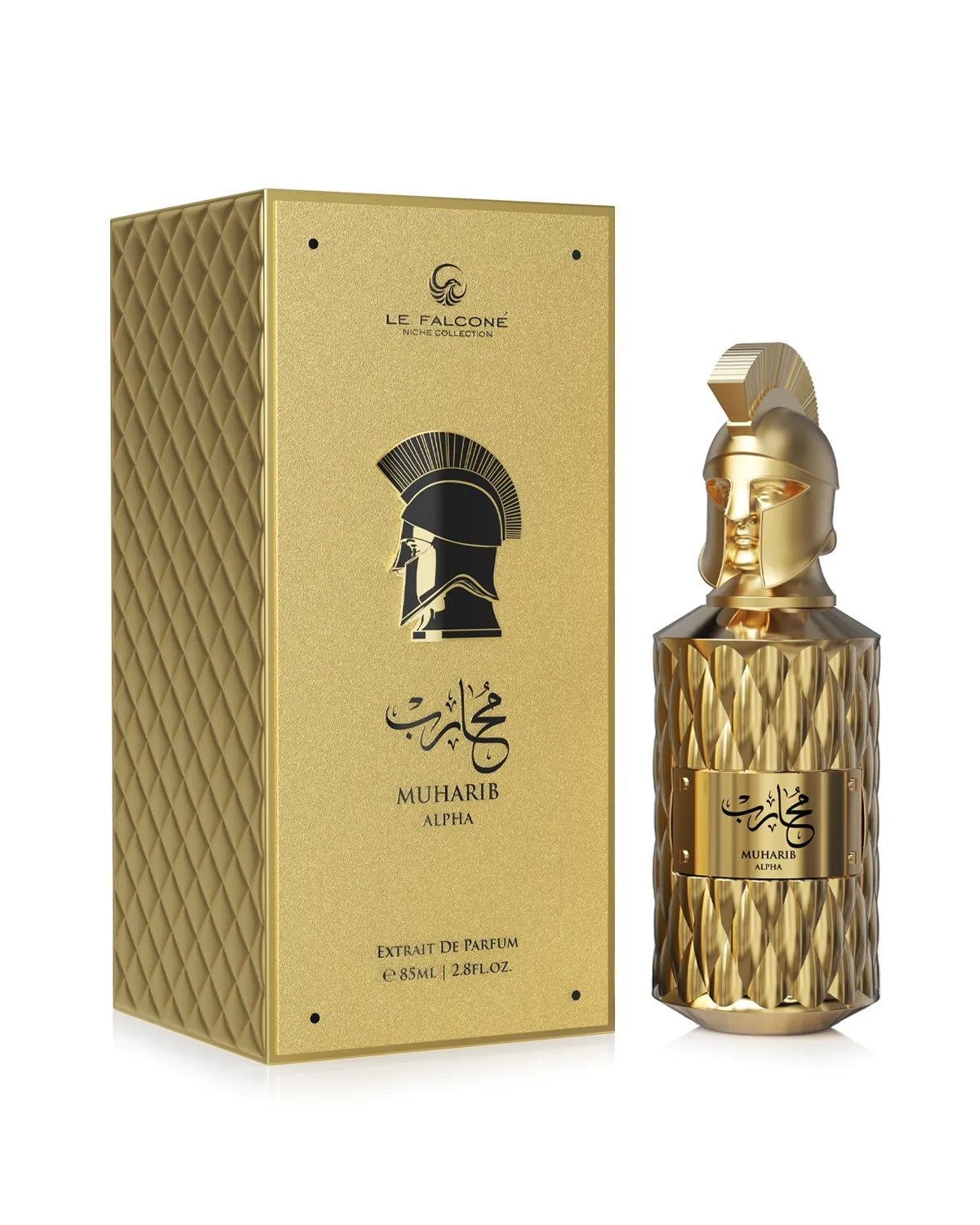 Le Falconé Muharib Alpha Extrait de Parfum para Hombres Elegante y Sofisticado con Notas de Lavanda y Canela