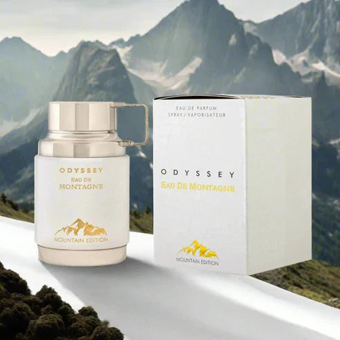 Odyssey Eau de Montagne Armaf 100ML – Perfume Unisex con Almendra, Vainilla y Cacao