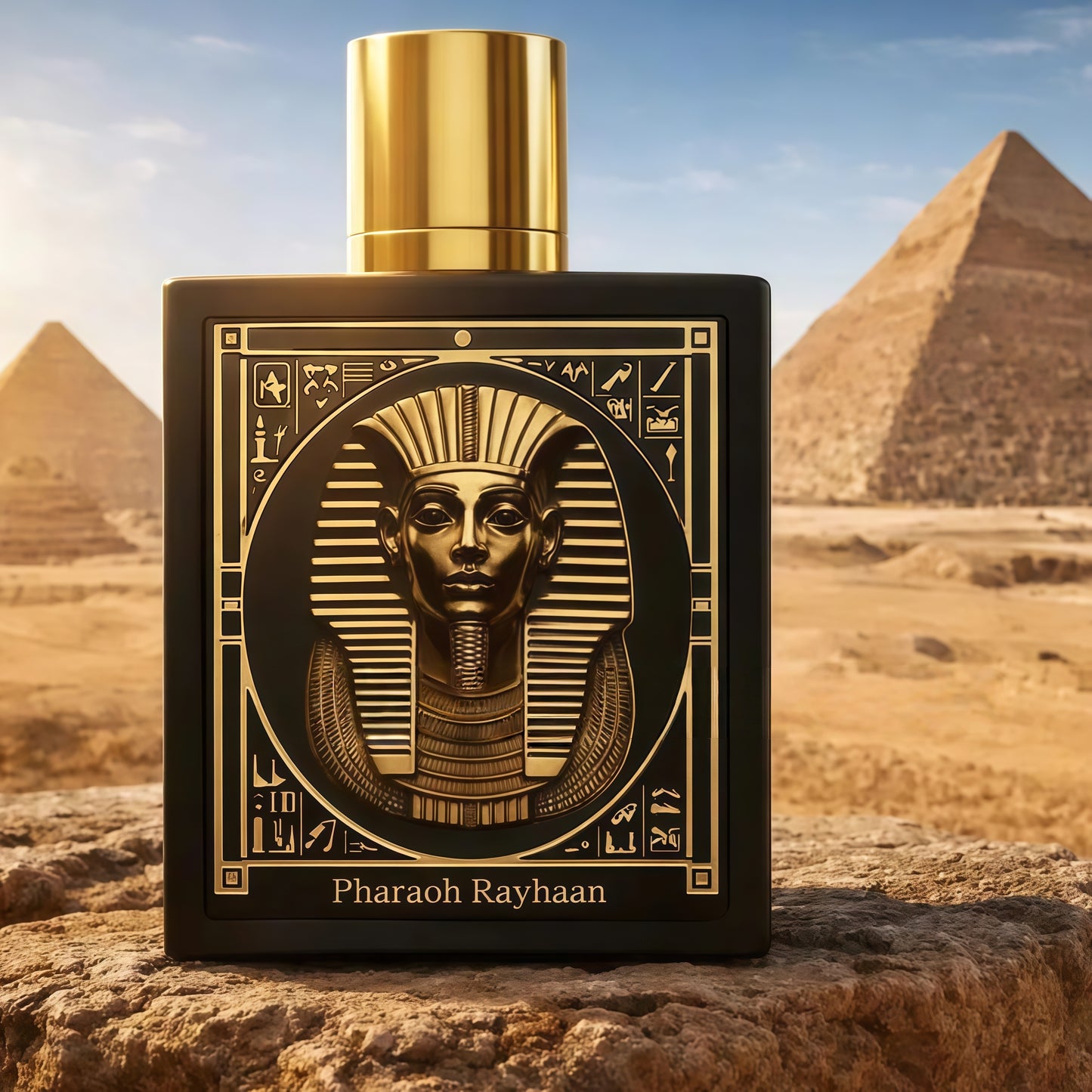 Rayhaan Pharaoh 100ml Perfume Unisex Intenso Oriental con Azafrán y Canela para Noches Elegantes y Eventos Especiales