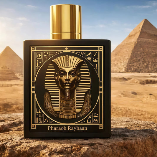 Rayhaan Pharaoh 100ml Perfume Unisex Intenso Oriental con Azafrán y Canela para Noches Elegantes y Eventos Especiales