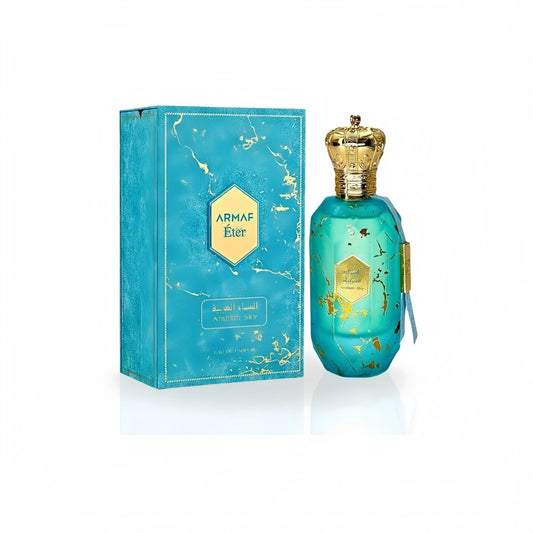 Armaf Eter Arabian Sky para Hombres y Mujeres Fragancia Amaderada Aromática 2024 con Cítricos Vibrantes y Fondo Cálido Profundo Ideal para Uso Diario o Eventos Especiales