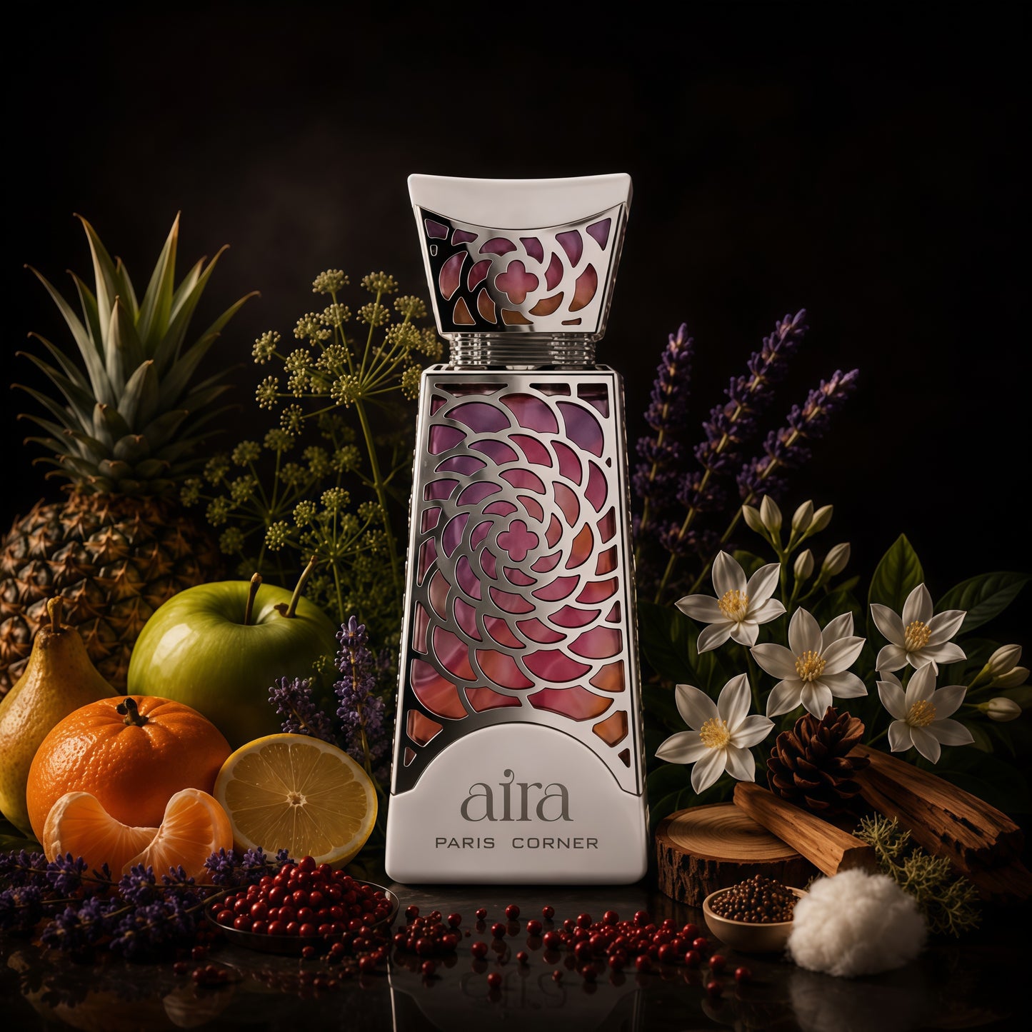 Aira Eau de Parfum Unisex 100ml Fragancia Cítrica Frutal y Amaderada con Elegancia Moderna para Uso Diario y Viajes
