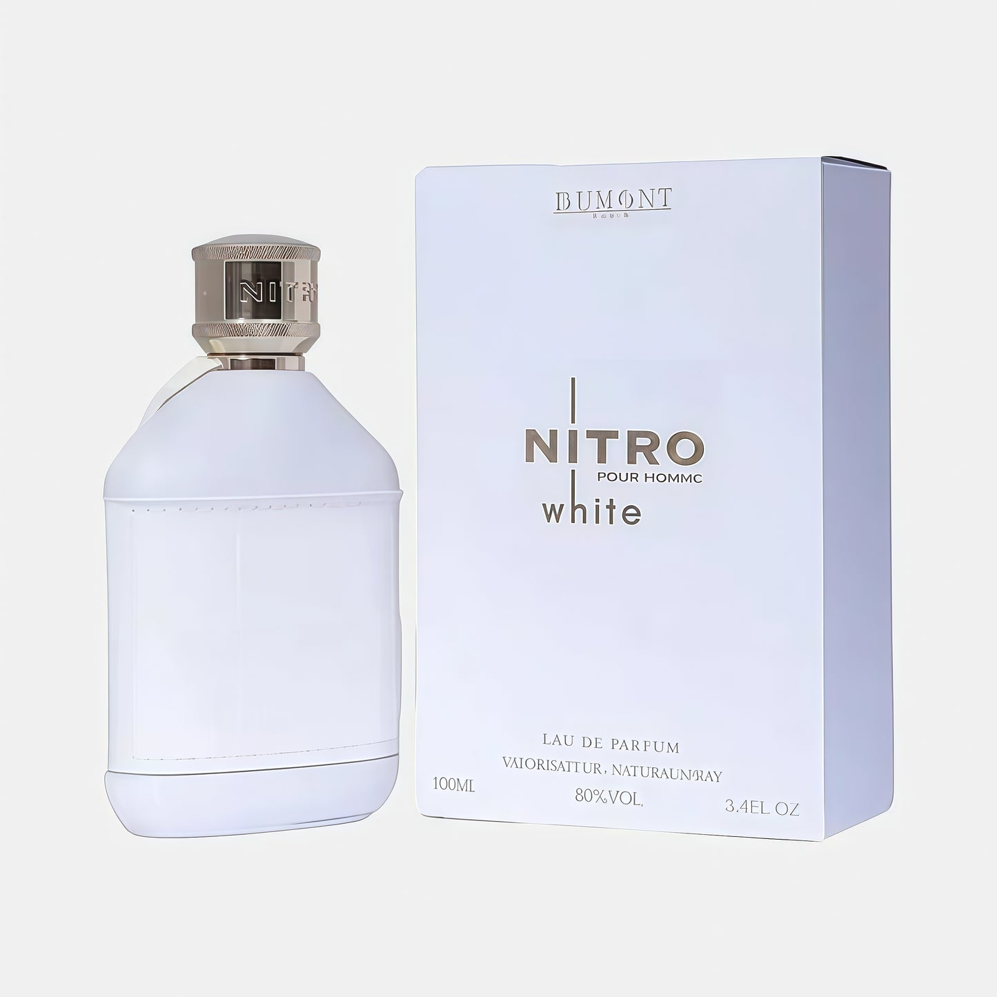 DUMONT PARIS Nitro White -100ml - Fragancia Intensa y Magnética Inspirada en Perfumería Parisina con Notas de Ciprés y Pachulí