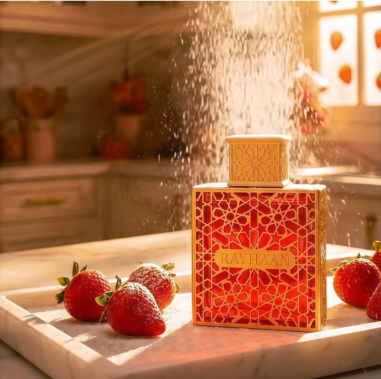 Rayhaan Kiss Eau de Parfum para Mujer 100 Ml Fragancia Oriental Dulce y Sensual con Notas de Avellana Coco y Jazmín