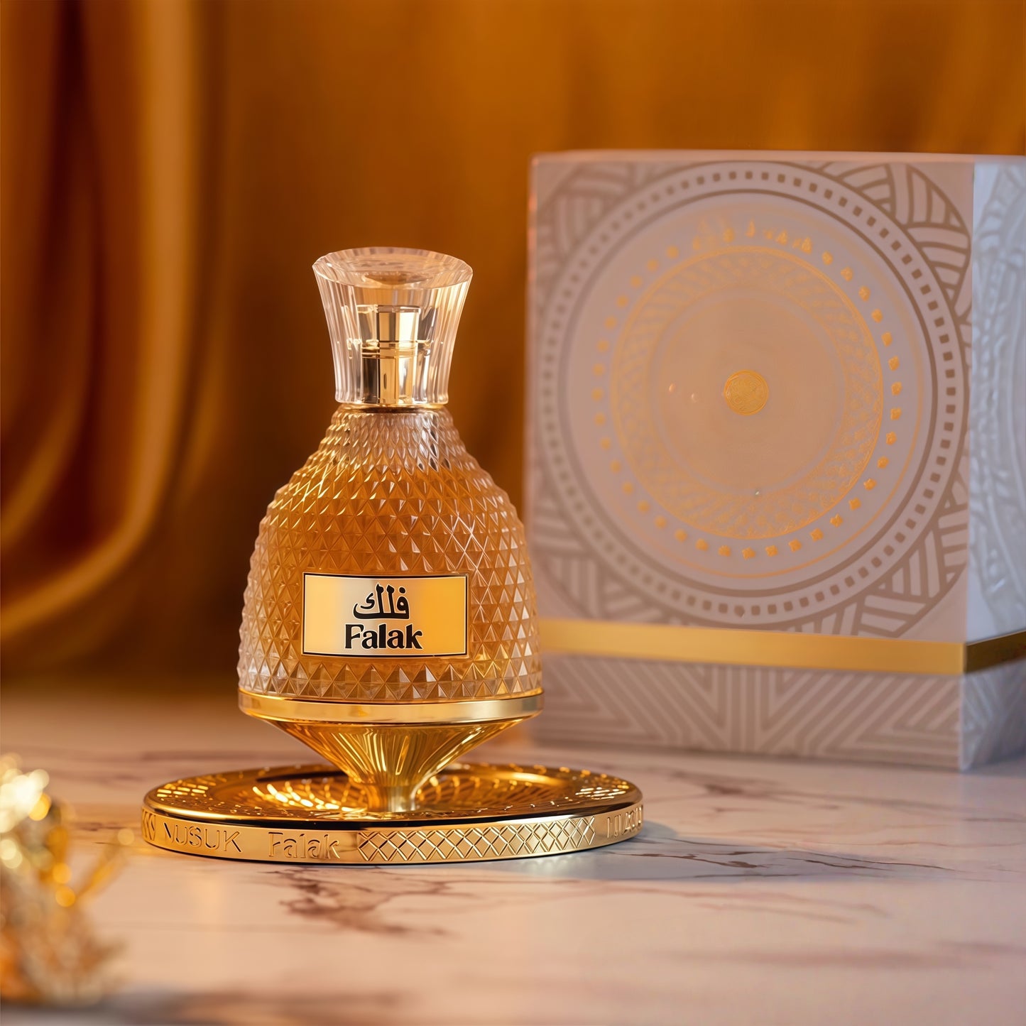 NUSUK FALAK - Perfume Unisex Oriental Gourmand 100ml RIIFFS Aroma Dulce y Elegante con Vainilla Caramelo y Almizcle para Experiencia Sensorial Deliciosa