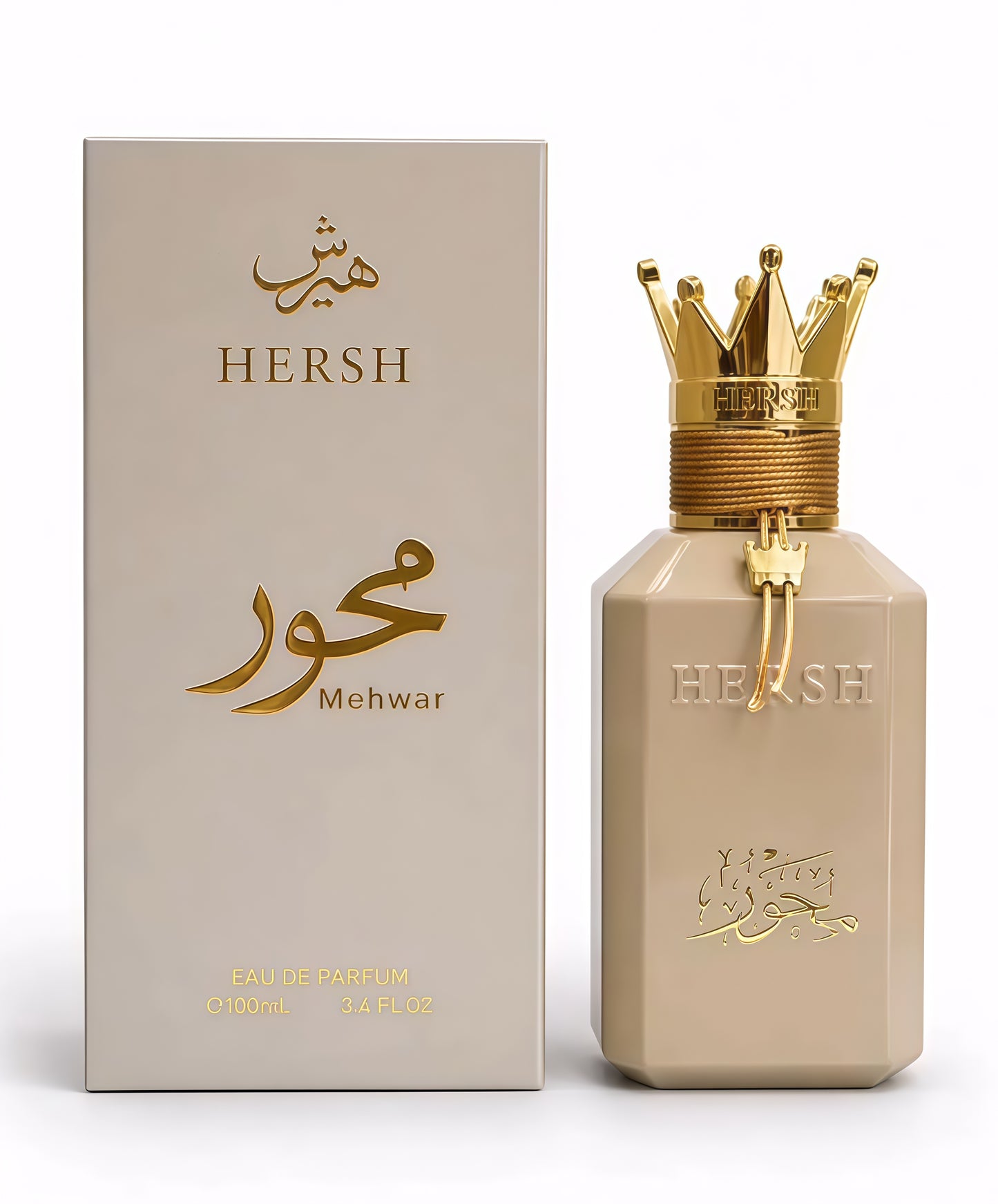 Hersh Mehwar Eau de Parfum Unisex 100 ml - Fragancia Floral Amaderada y Ambarada para Uso Diario y Ocasiones Especiales