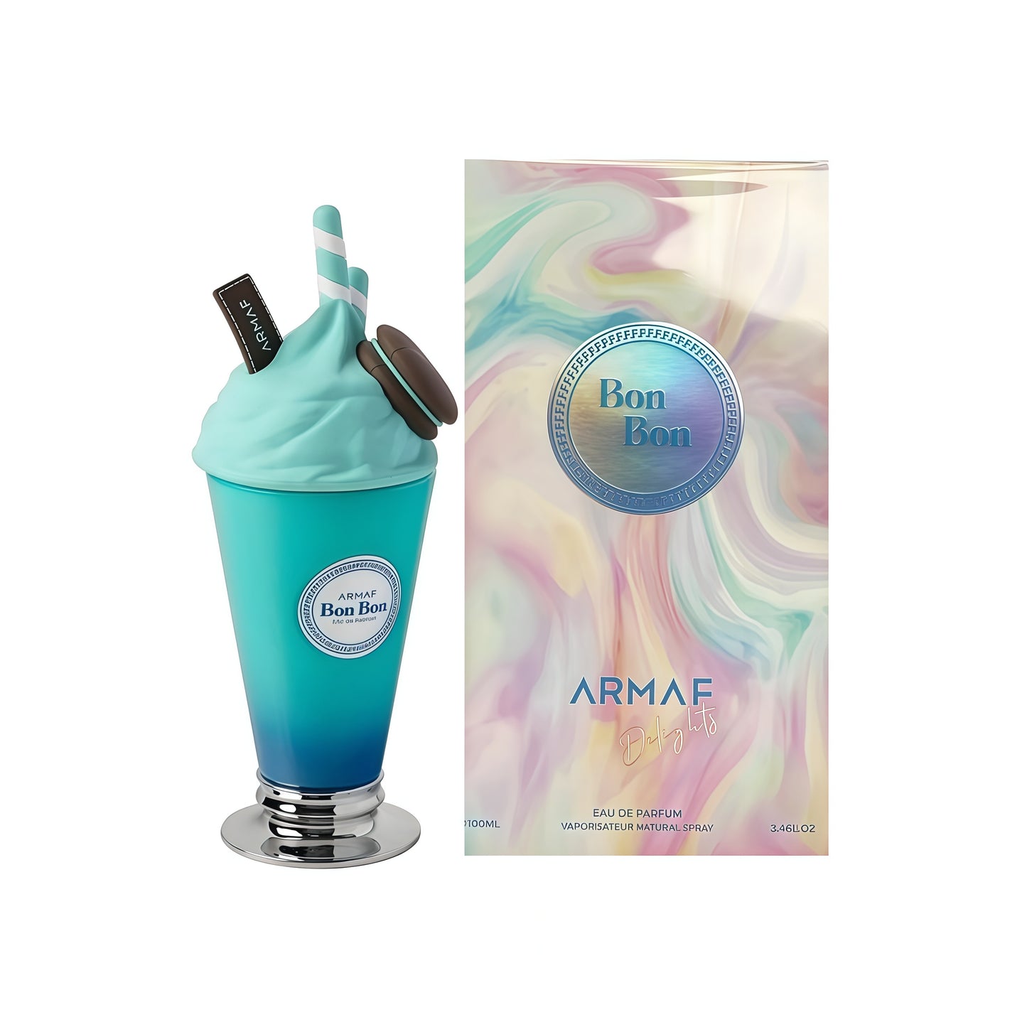 ARMAF Bon Bon Eau de Parfum - Perfume con Notas Florales Suaves y Gourmand Cálidas para Experiencia Sensorial Única