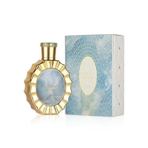 Victoria Lattafa Perfumes 100ML – Perfume Unisex Floral Gourmand con Toques de Limón Merengado y Vainilla