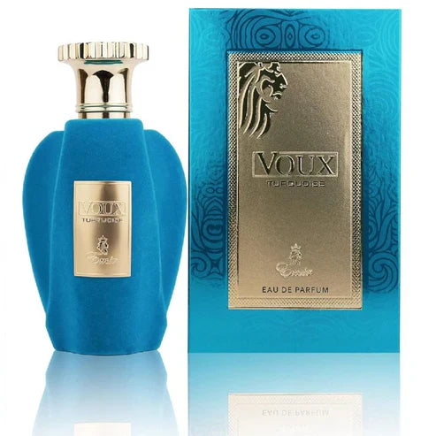 Voux Turquoise Paris Corner 100ML – Perfume Unisex Cítrico y Frutal con Vainilla, Ámbar y Almizcle Blanco