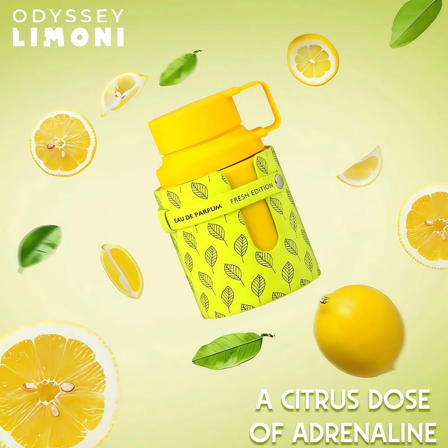Armaf Perfume de Lujo Odyssey Limoni 100ml Fragancia Fresca Cítrica y Amaderada Unisex 100% Original Larga Duración Ideal para Uso Diario y Regalo Especial