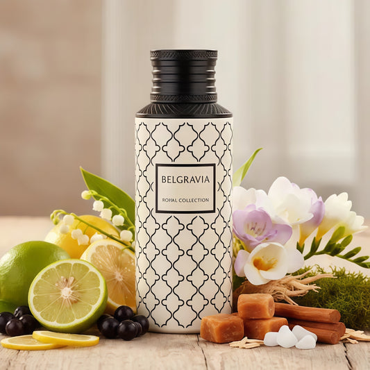 Belgravia MAISON ASRAR Eau de Parfum Unisex - Perfume Floral Amaderado con Grosella Negra y Lirio de los Valles para Hombres y Mujeres