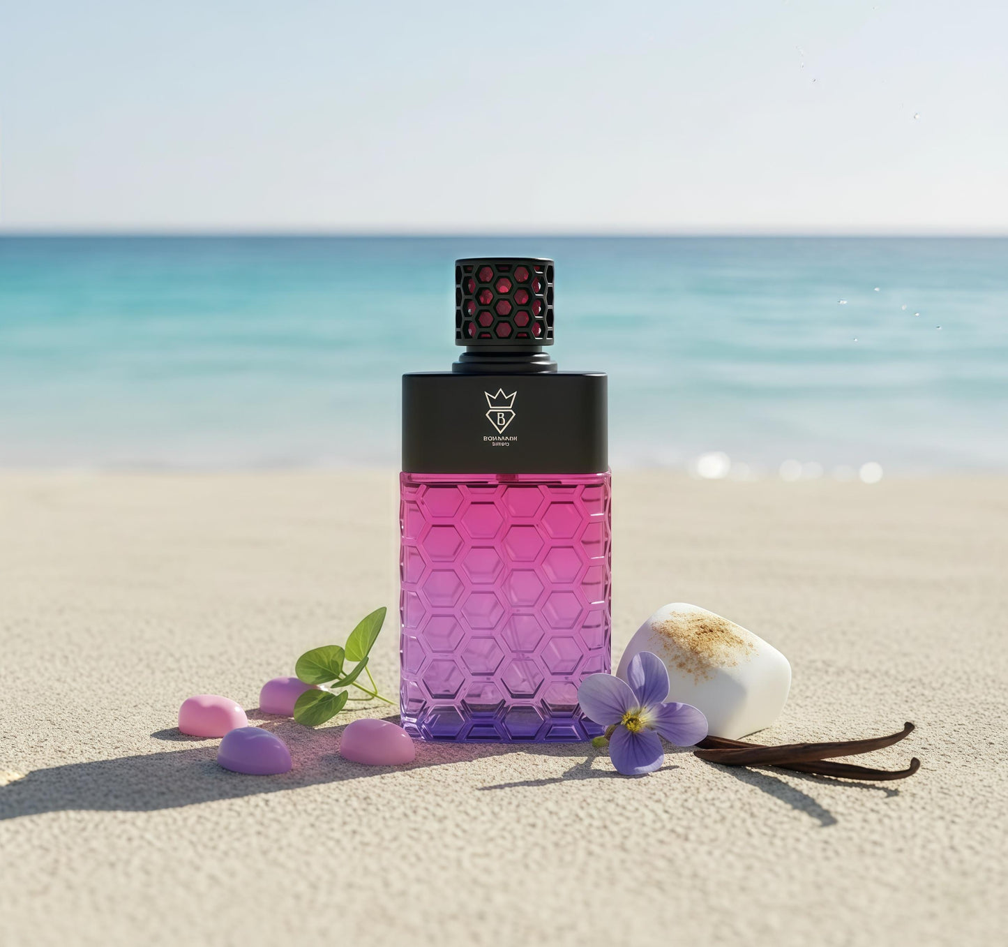 Bujairami Candy Crush Eau de Parfum Mujer 100ml Fragancia Gourmand Dulce y Cremosa con Pera Vainilla y Malvavisco para Ocasiones Especiales
