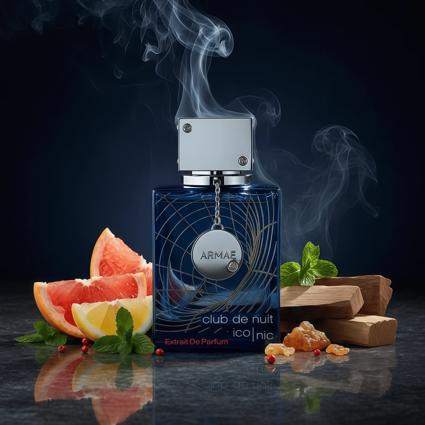 Armaf Club De Nuit Blue Iconic Extrait de Parfum 70ml Perfume Masculino Fresco Especiado y Amaderado para Hombre Moderno
