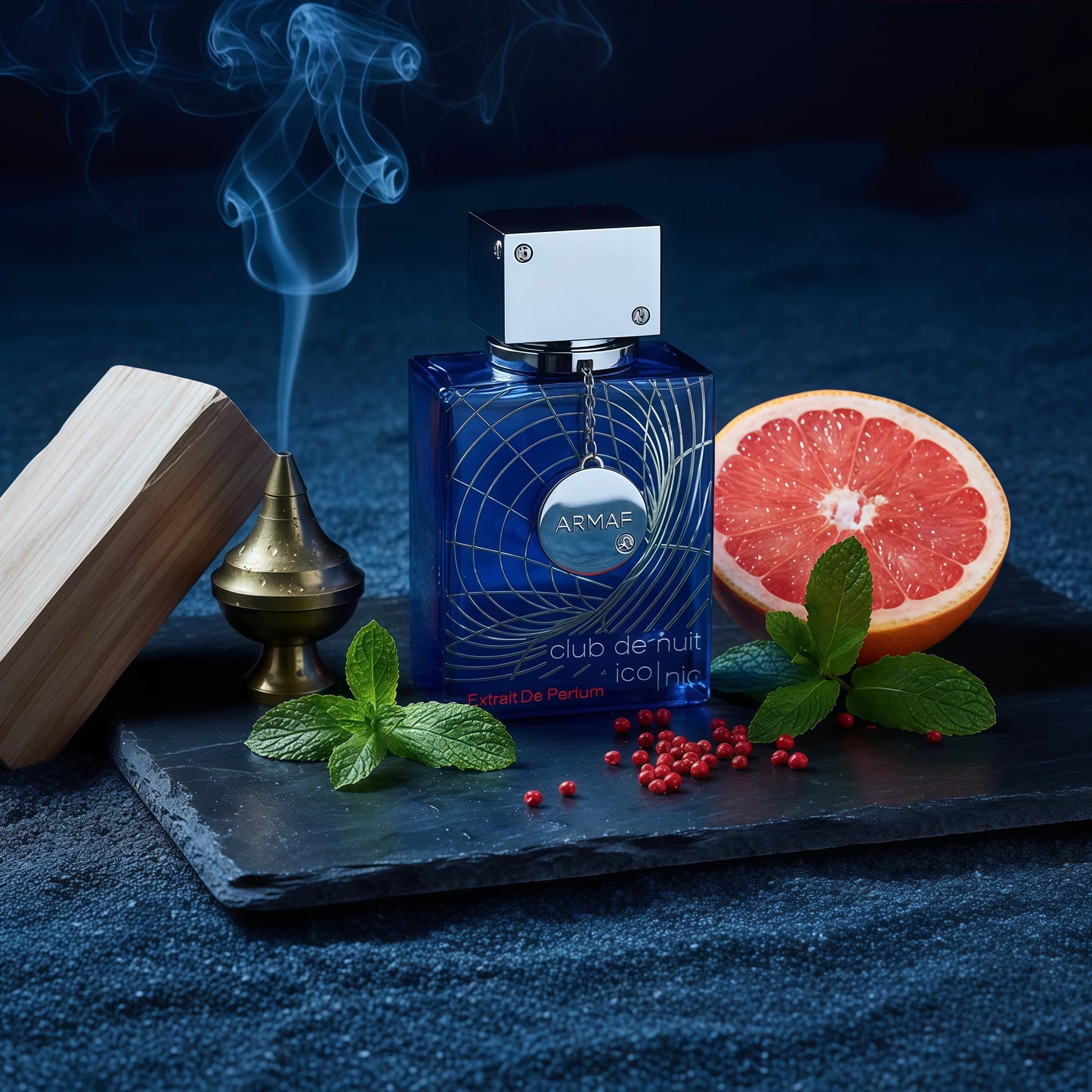 Armaf Club De Nuit Blue Iconic Extrait de Parfum 70ml Perfume Masculino Fresco Especiado y Amaderado para Hombre Moderno