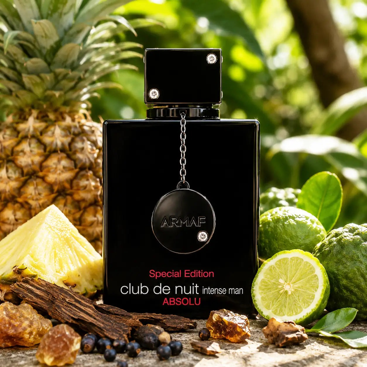 Armaf INTENSE MAN ABSOLU - Edición Especial Perfume para Hombre Cítrico Amaderado Frutal Ahumado con Notas de Limón y Piña Duración +10-12 Horas