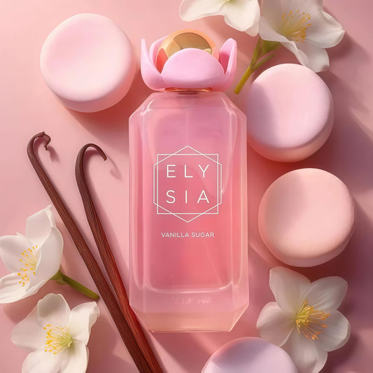 Elysia Perfume Mujer Vanilla Sugar Fragance World 100ml Aroma Dulce y Gourmand con Notas de Vainilla y Caramelo Ideal para Uso Diario y Regalo Original