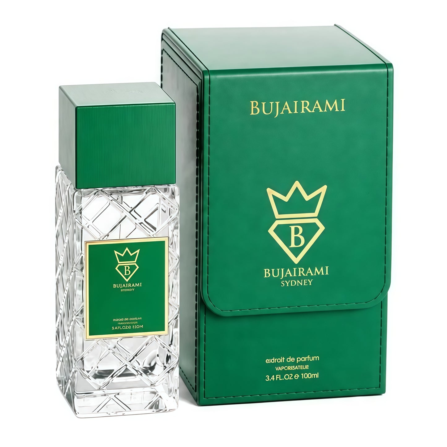 Bujairami Vibration Extrait de Parfum Unisex 100 ml Fragancia Cítrica Floral y Amaderada para Uso Diario y Ocasiones Especiales