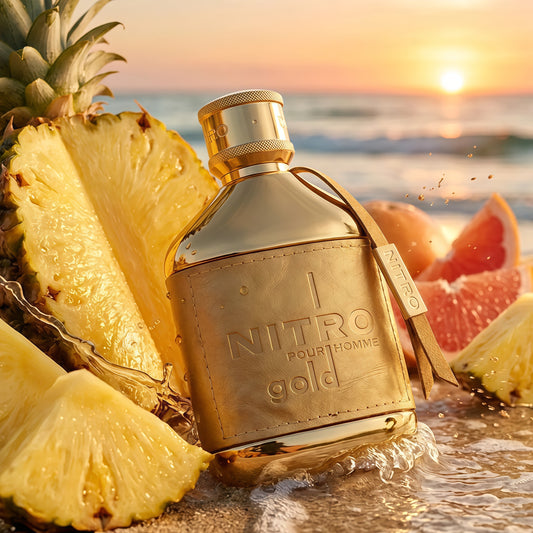 Dumont Paris Nitro Gold Extrait de Parfum 100ml Unisex Fragancia Intensa Moderna con Notas Afrutadas y Especiadas para Uso Diario y Especiales