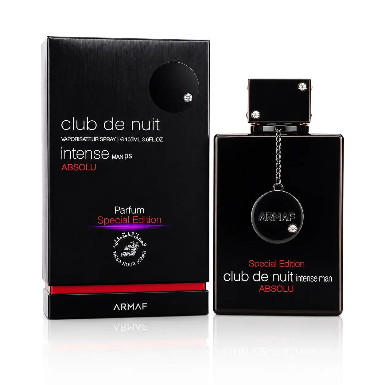 Armaf INTENSE MAN ABSOLU - Edición Especial Perfume para Hombre Cítrico Amaderado Frutal Ahumado con Notas de Limón y Piña Duración +10-12 Horas