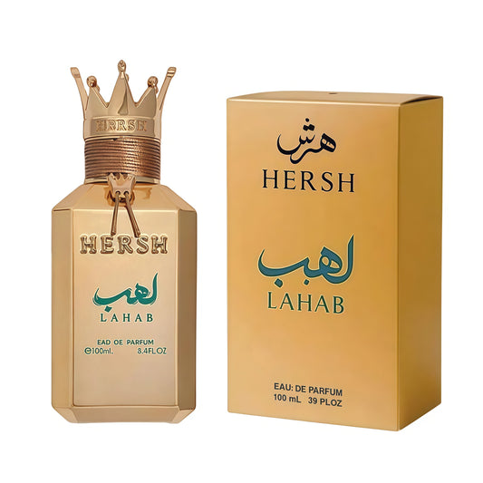 Hersh Lahab - Eau de Parfum 100ml - Perfume Unisex - Fragancia Aromática Especiada Verde - Notas de Pimienta Negra y Pachulí - Elegancia y Poder Real