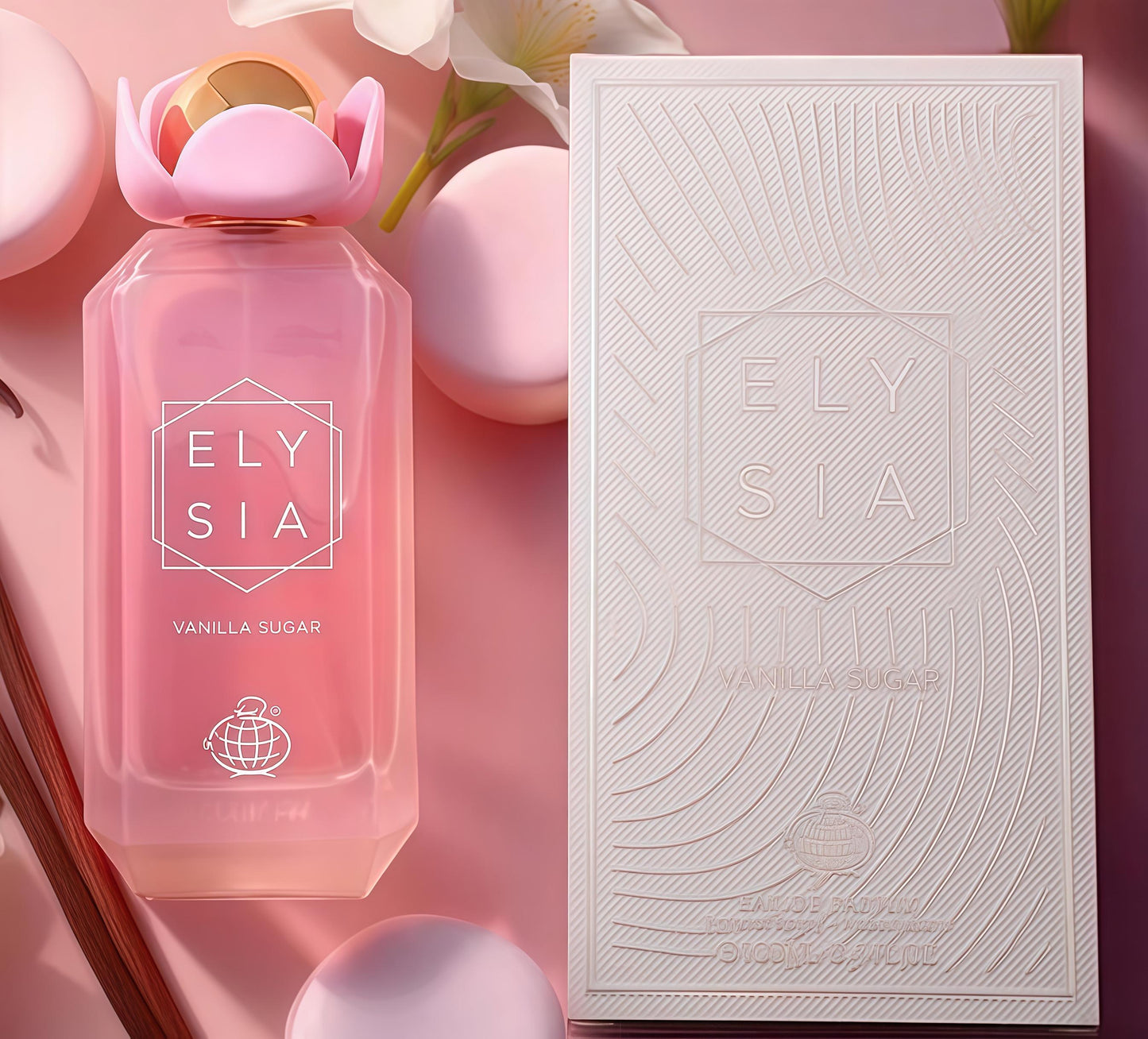 Elysia Perfume Mujer Vanilla Sugar Fragance World 100ml Aroma Dulce y Gourmand con Notas de Vainilla y Caramelo Ideal para Uso Diario y Regalo Original
