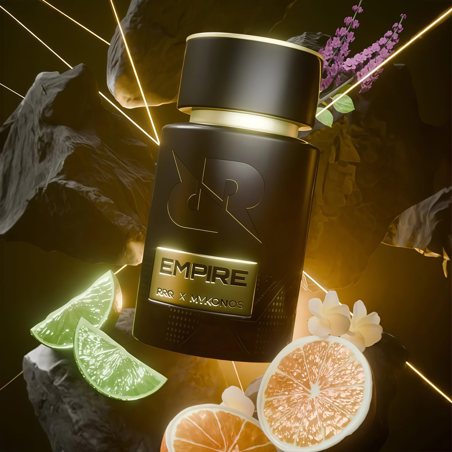 Mykonos Empire 50ml Extrait de Parfum Unisex Fragancia Cítrica Tropical y Almizclada para Primavera y Verano