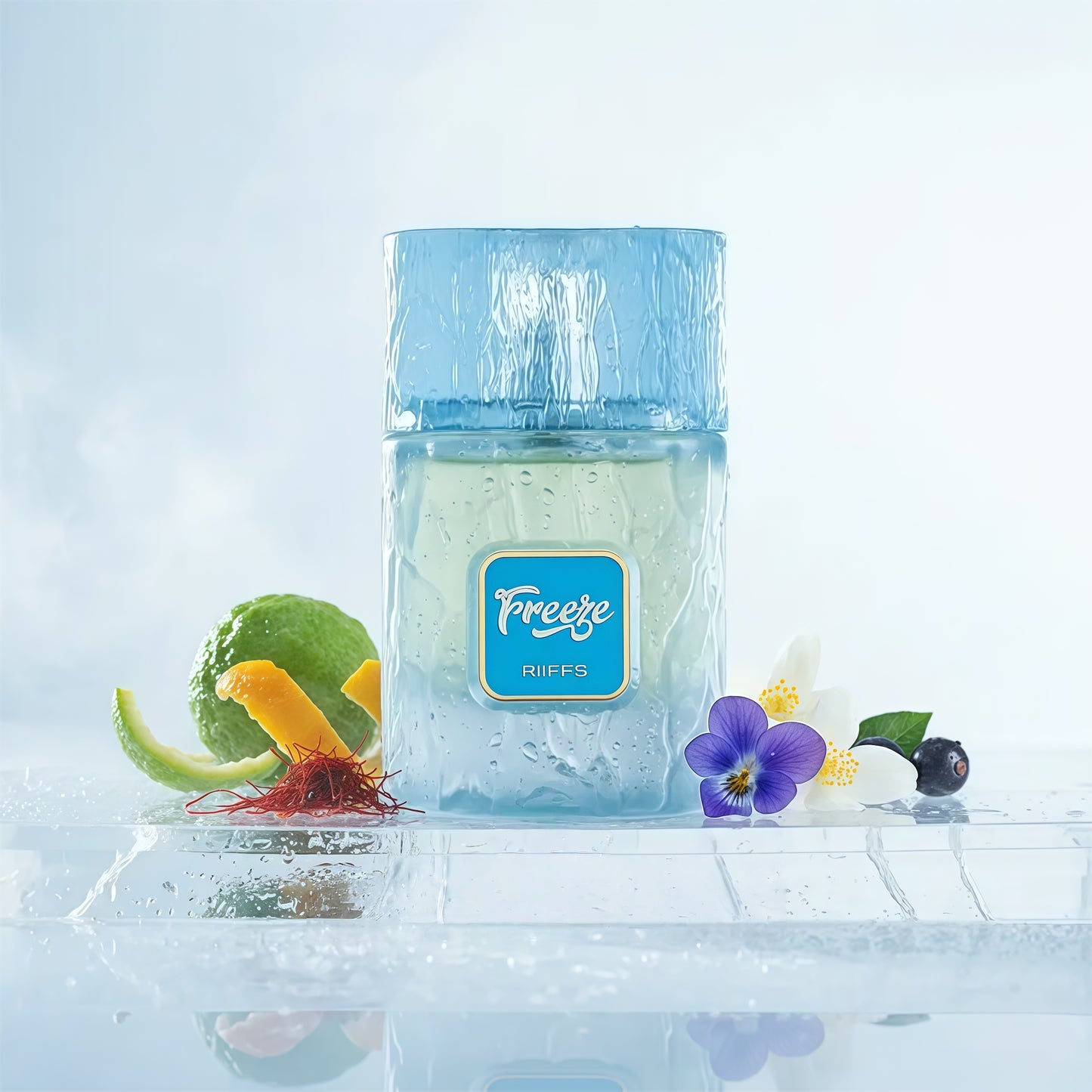 FREEZE Riiffs Perfume Unisex 100ml - Fragancia Fresca y Atractiva para Hombres y Mujeres