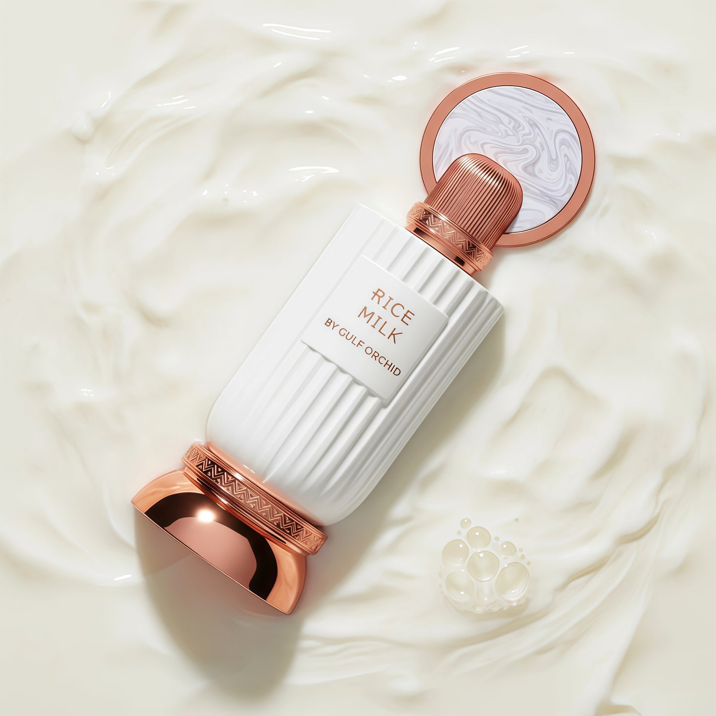 Gulf Orchid Rice Milk Eau de Parfum Unisex 100ml - Fragancia Cremosa y Reconfortante con Notas de Arroz Leche y Almendra Dulce
