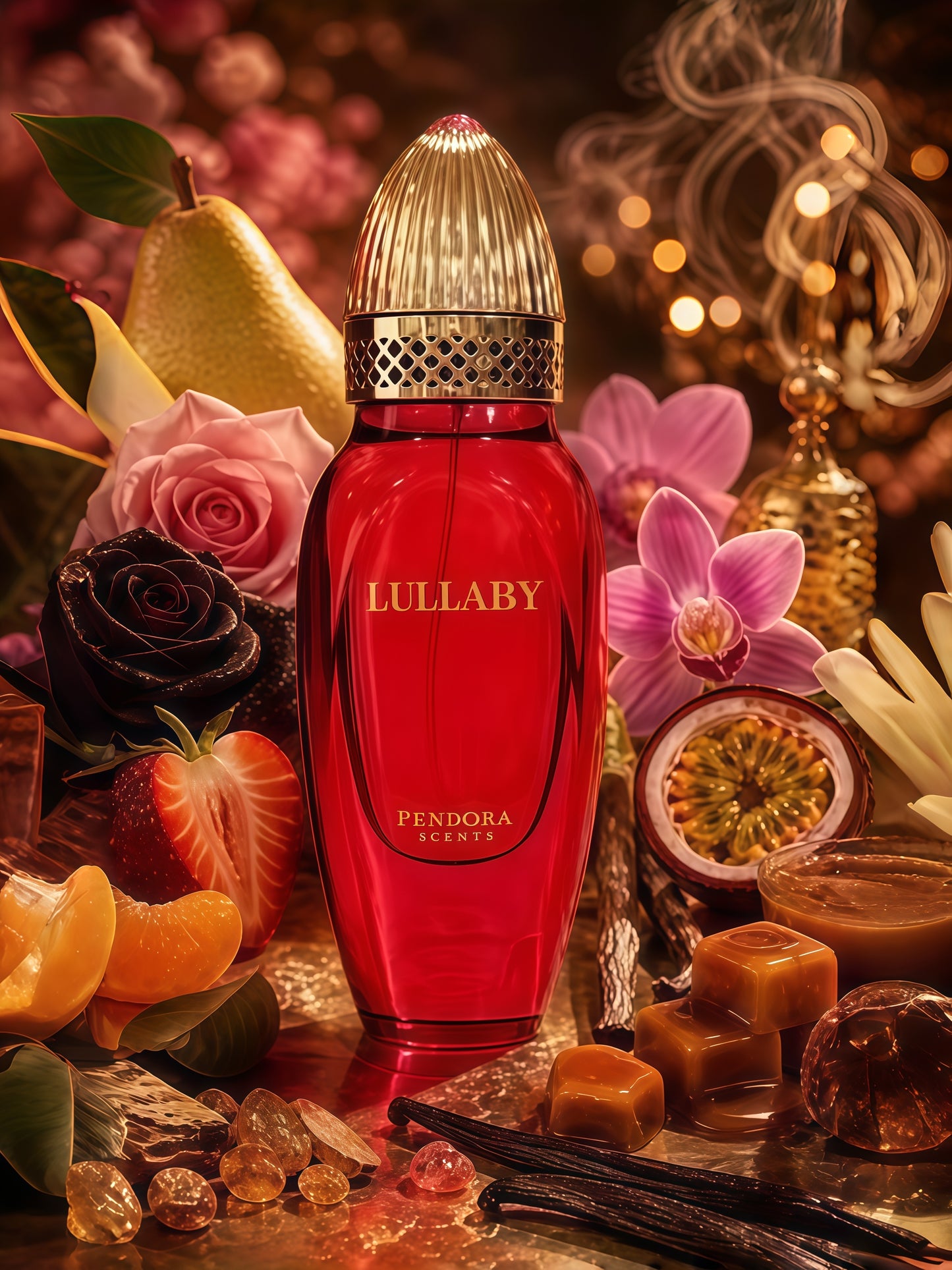 Lullaby Pendora Scents Eau de Parfum Mujer 100 ml Fragancia Floral Tropical y Gourmand Dulce y Luminosa para Ocasiones Especiales