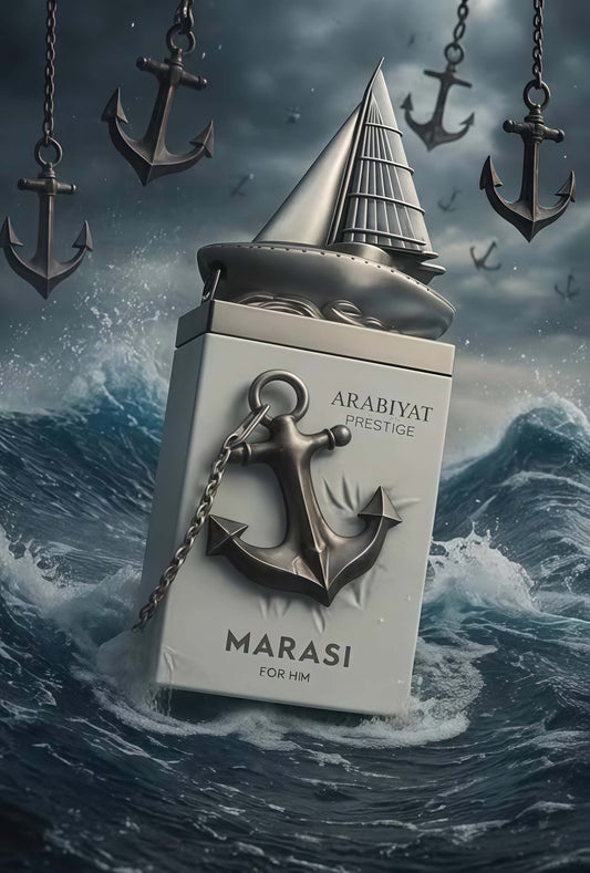 Marasi For Him Eau de Parfum Hombre 100 ml Fragancia Especiada Aromática y Amaderada para Hombres Elegantes y Sofisticados