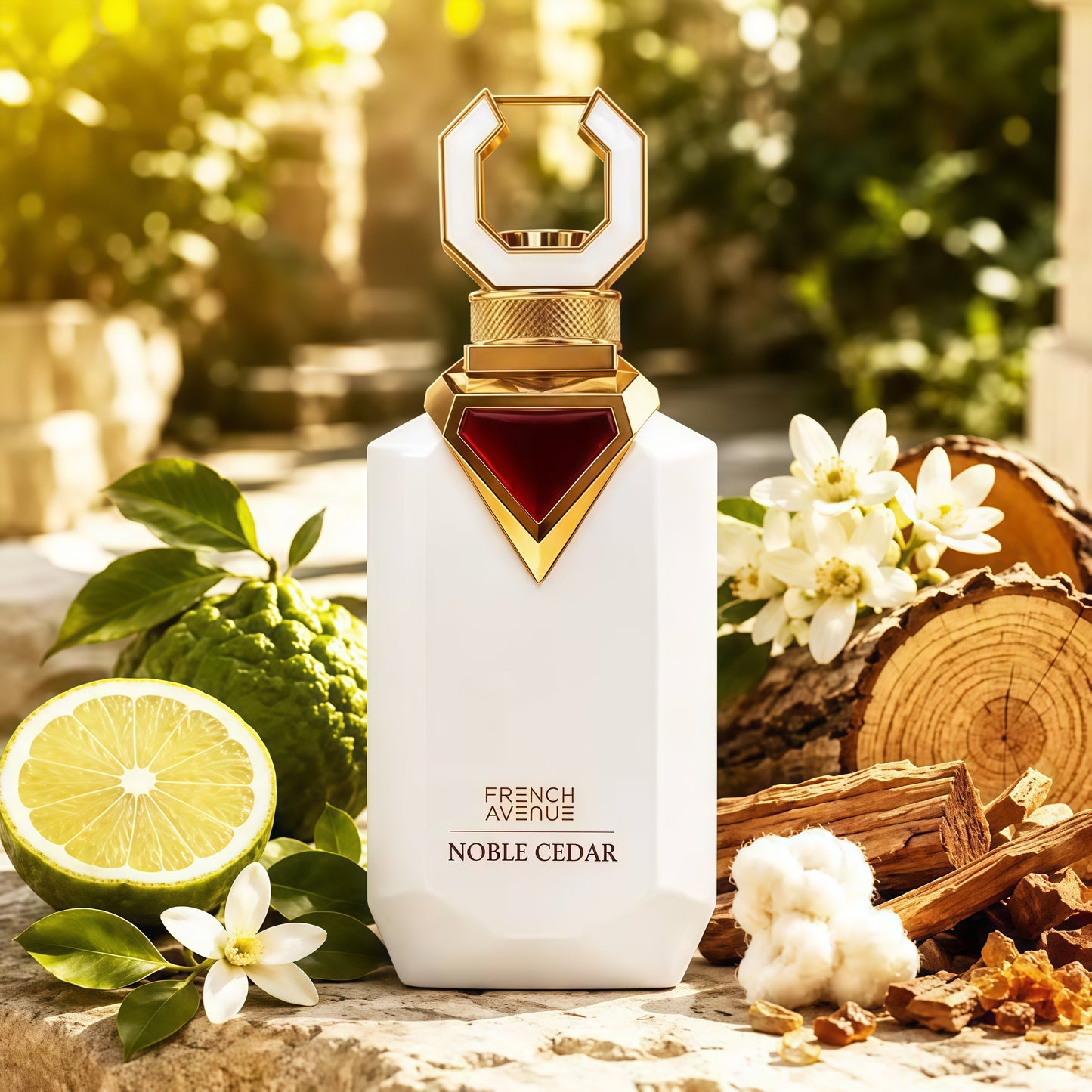 Noble Cedar Extrait de Parfum Unisex 100ml French Avenue Fragancia Cítrica Floral y Amaderada para Primavera y Verano