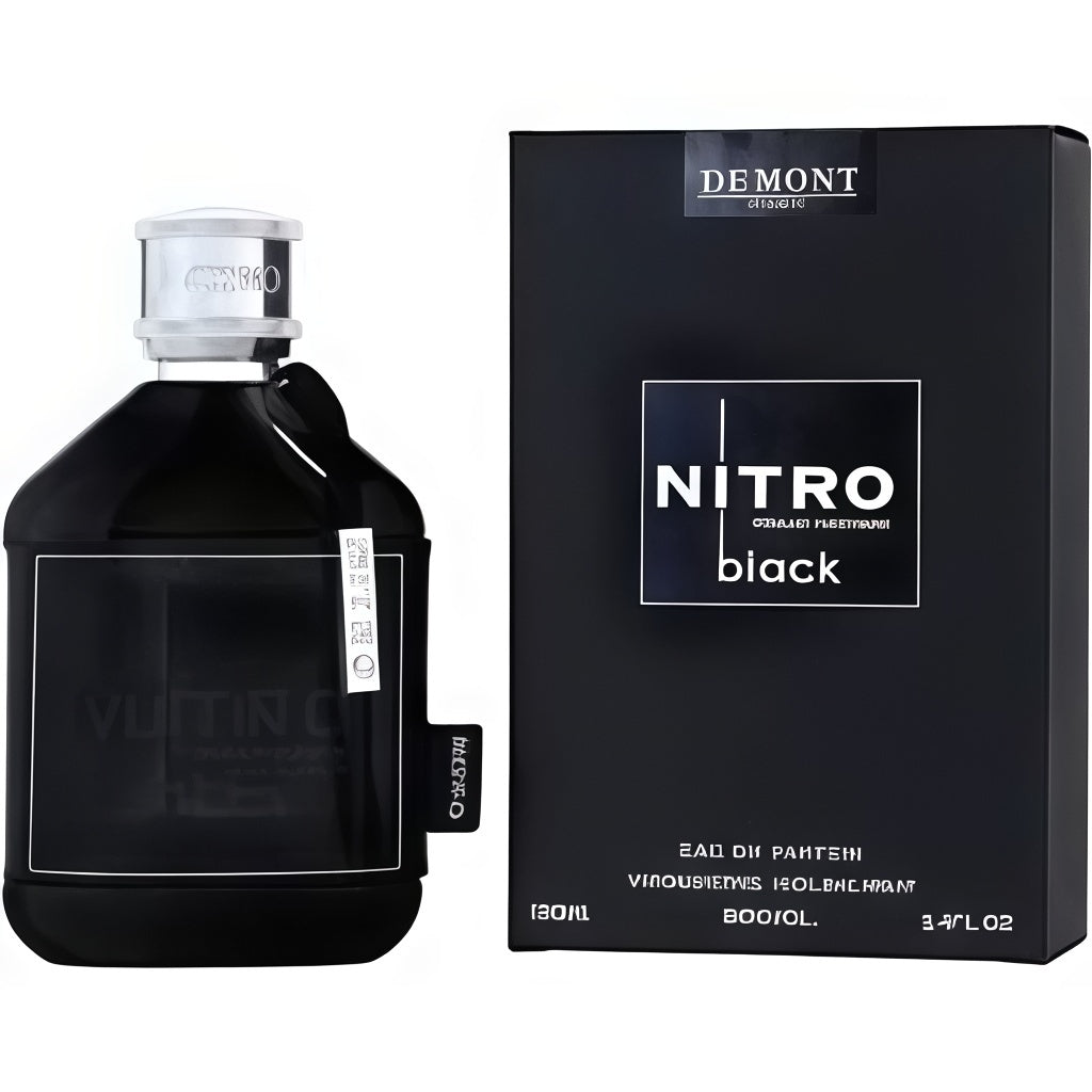 Dumont Nitro Black para Hombres Eau de Parfum 100ml Aroma Fresco Frutal y Especiado Ideal para Uso Diario o Ocasiones Especiales